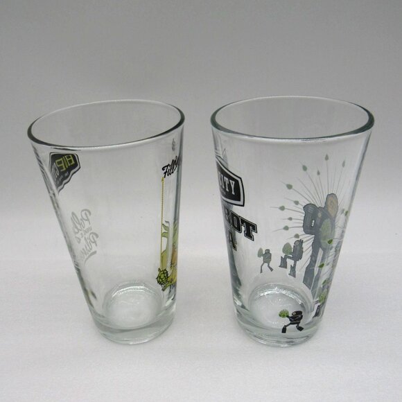 HOP CITY Brewing Co Beer Pint Glass Polly Bird and Hopbot IPA - Picture 12 of 12